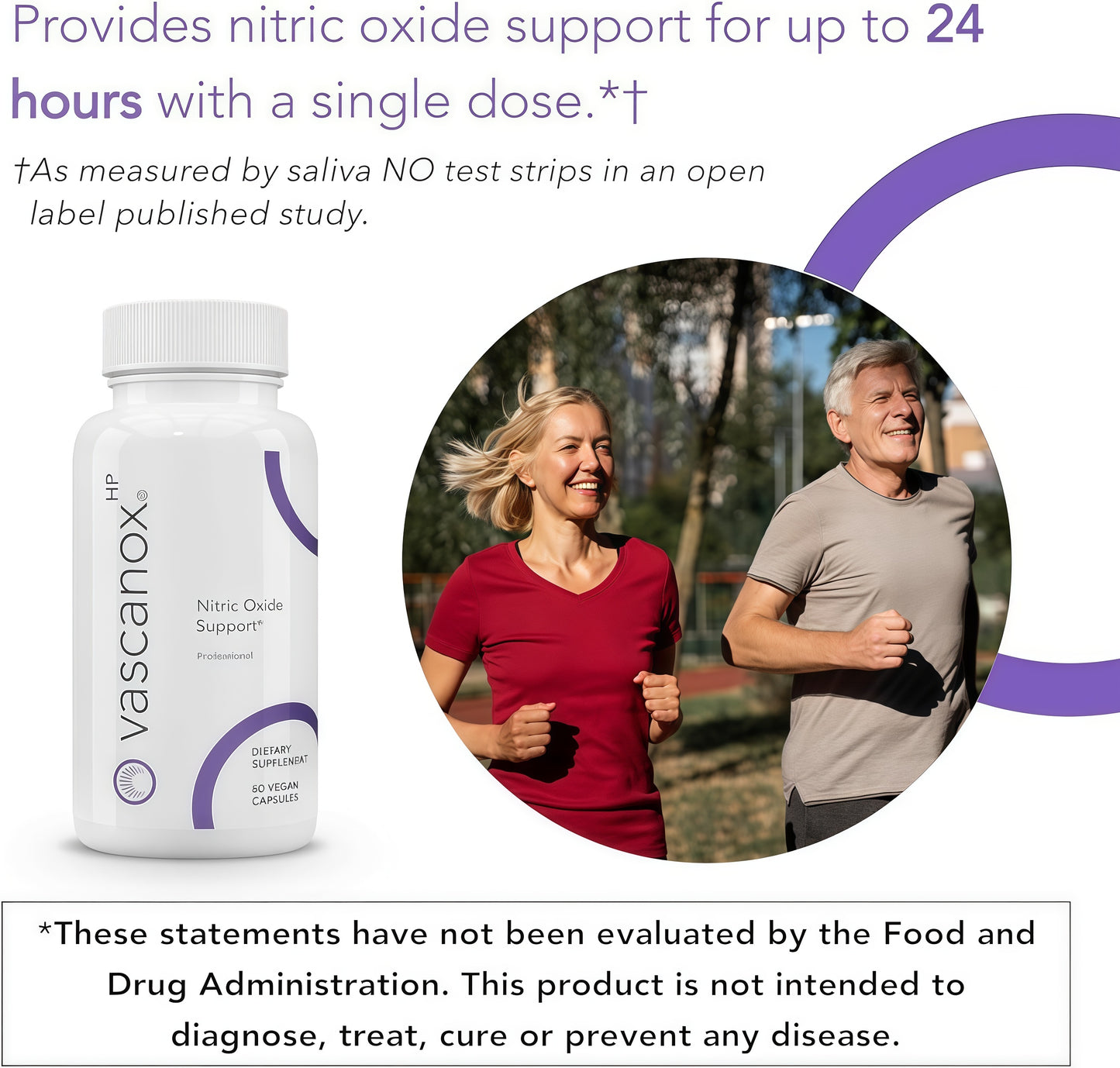 Calroy Vascanox HP, Next Generation Nitric Oxide Support, 60 Vegan Capsules | Up to 24 Hours on Single Dose*+, Targets Nitric Oxide Pathways, Supports Natural Production, Storage & Release*