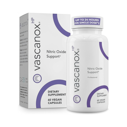 Calroy Vascanox HP, Next Generation Nitric Oxide Support, 60 Vegan Capsules | Up to 24 Hours on Single Dose*+, Targets Nitric Oxide Pathways, Supports Natural Production, Storage & Release*
