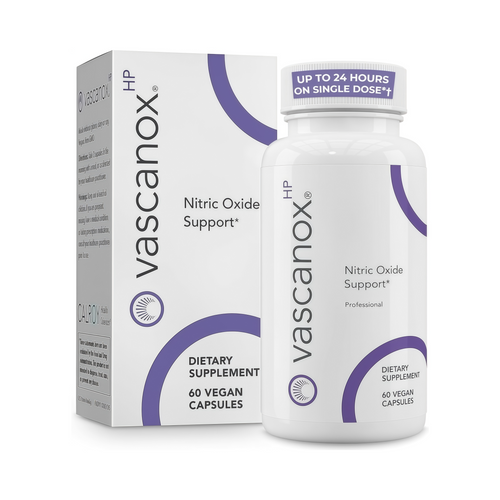 Calroy Vascanox HP, Next Generation Nitric Oxide Support, 60 Vegan Capsules | Up to 24 Hours on Single Dose*+, Targets Nitric Oxide Pathways, Supports Natural Production, Storage & Release*